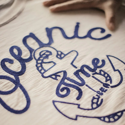 Thomas Hillas | Vintage T-Shirt "Oceanic Time“ – Maritimer Vintage-Style