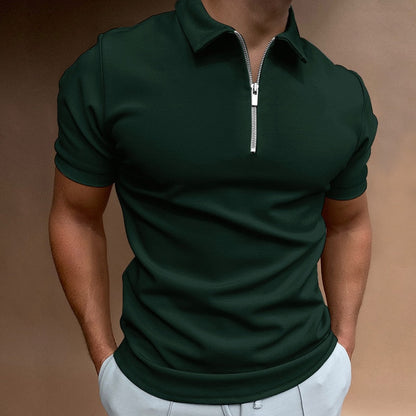 Thomas Hillas | Zip-Up Poloshirt