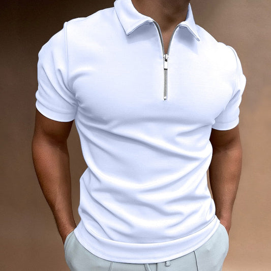 Thomas Hillas | Zip-Up Poloshirt