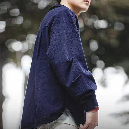 Thomas Hillas | Langarmshirt mit Brusttasche – Minimalistischer Stil, maximaler Komfort