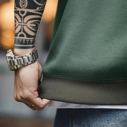 Thomas Hillas | Minimalistischer Pocket Sweater – Komfort trifft auf urbanen Style