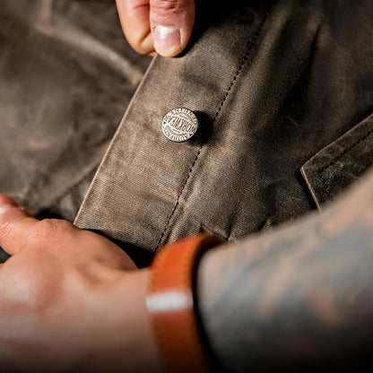 Thomas Hillas | Wachsbaumwoll-Jacke im Utility-Stil