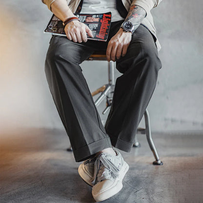 Thomas Hillas | Vintage Locker geschnittene Chinohose
