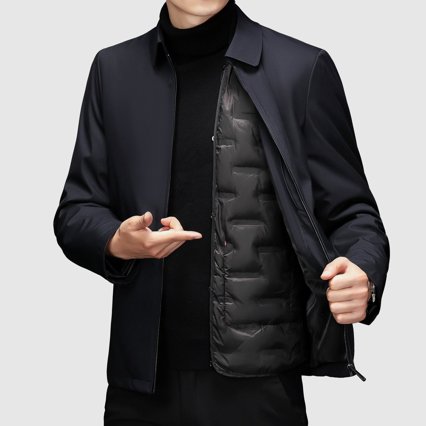 Thomas Hillas | Minimalistische Slim-Fit Herrenjacke