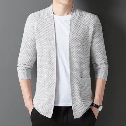 Thomas Hillas | Leichte Strick-Cardigan für Herren mit Taschen