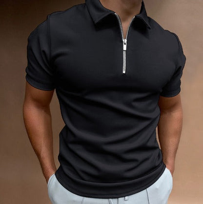 Thomas Hillas | Zip-Up Poloshirt