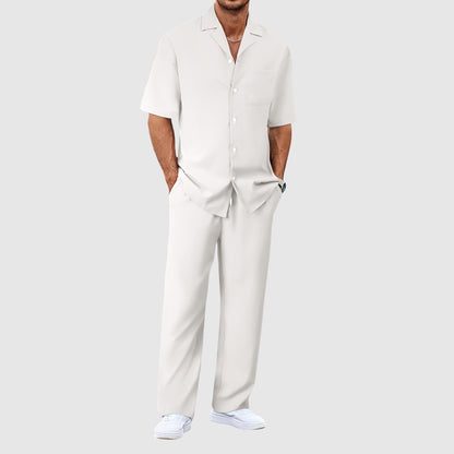 Thomas Hillas | 2-teiliges Herren-Set aus Hemd und Hose
