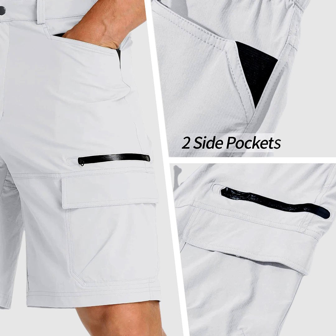 Thomas Hillas | Herren Funktions-Shorts mit Taschen