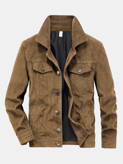 Thomas Hillas | Herren Cordjacke – Retro-Look trifft moderne Lässigkeit
