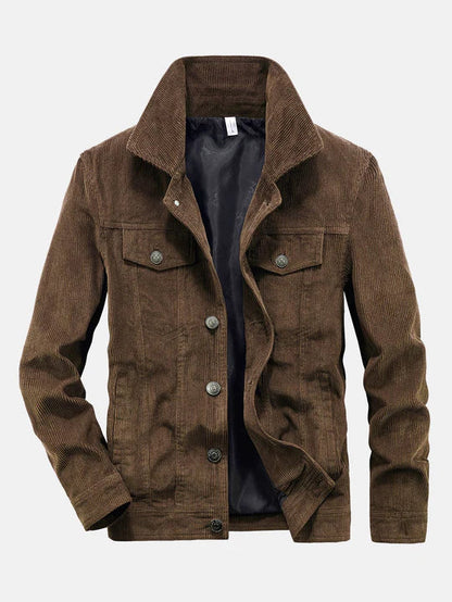 Thomas Hillas | Herren Cordjacke – Retro-Look trifft moderne Lässigkeit