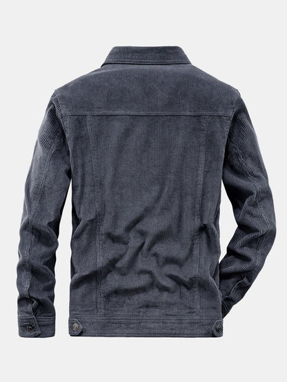 Thomas Hillas | Herren Cordjacke – Retro-Look trifft moderne Lässigkeit