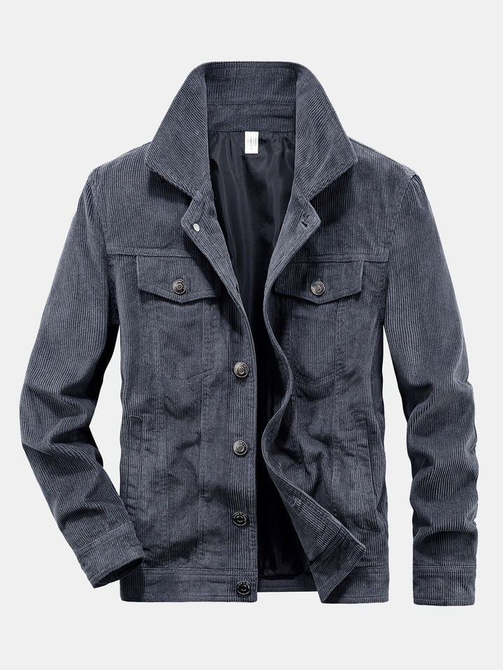 Thomas Hillas | Herren Cordjacke – Retro-Look trifft moderne Lässigkeit