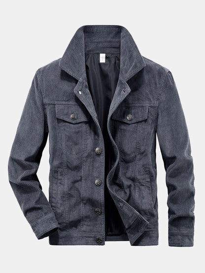 Thomas Hillas | Herren Cordjacke – Retro-Look trifft moderne Lässigkeit
