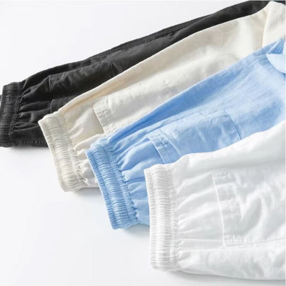 Thomas Hillas | Herren Freizeithose mit elastischem Bund und Kordelzug