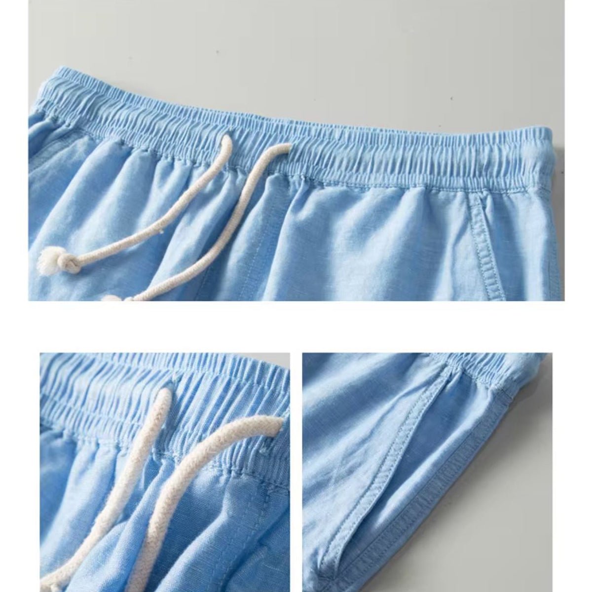 Thomas Hillas | Herren Freizeithose mit elastischem Bund und Kordelzug