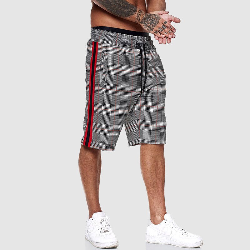 Thomas Hillas | Herren Shorts mit Karomuster und Kordelzug