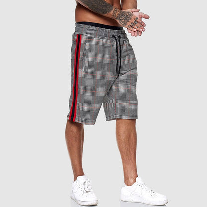 Thomas Hillas | Herren Shorts mit Karomuster und Kordelzug
