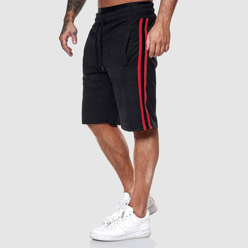 Thomas Hillas | Herren Shorts mit Karomuster und Kordelzug