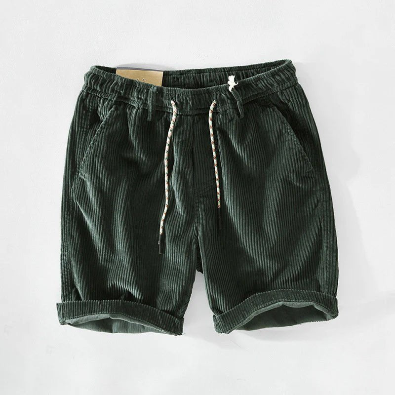 Thomas Hillas | Herren Cord-Shorts mit Kordelzug