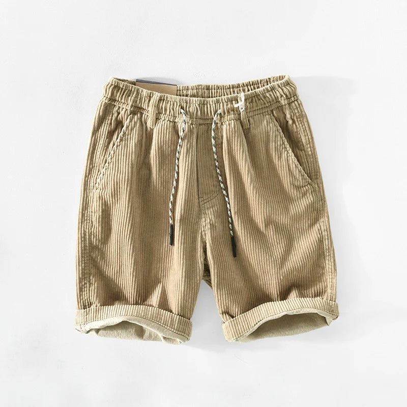 Thomas Hillas | Herren Cord-Shorts mit Kordelzug