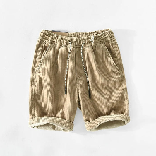 Thomas Hillas | Herren Cord-Shorts mit Kordelzug