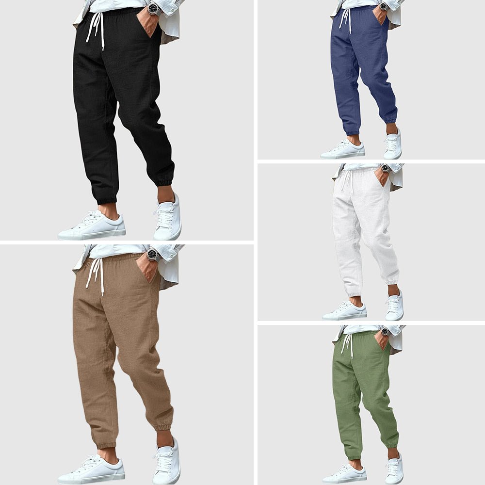 Thomas Hillas | Herren Jogger-Hose mit elastischem Bund und Kordelzug