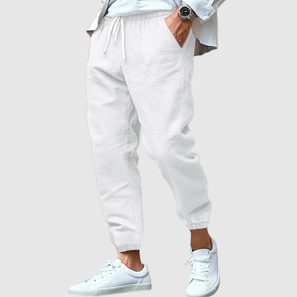 Thomas Hillas | Herren Jogger-Hose mit elastischem Bund und Kordelzug
